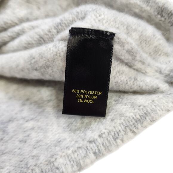 House of Harlow Womens Rhinestone Sleeveless Mock Neck Sweater Large Wool Blend - Picture 9 of 10
